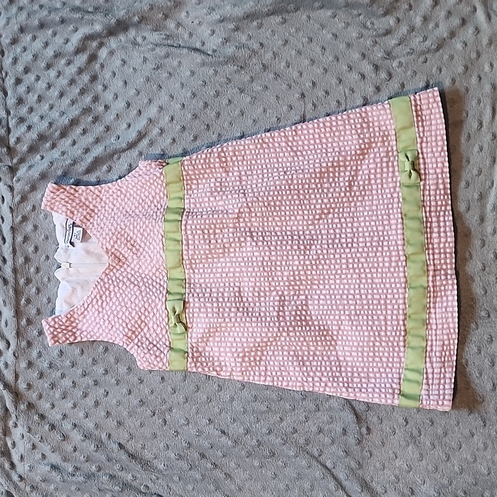 Hartstrings SeerSucker toddler dress